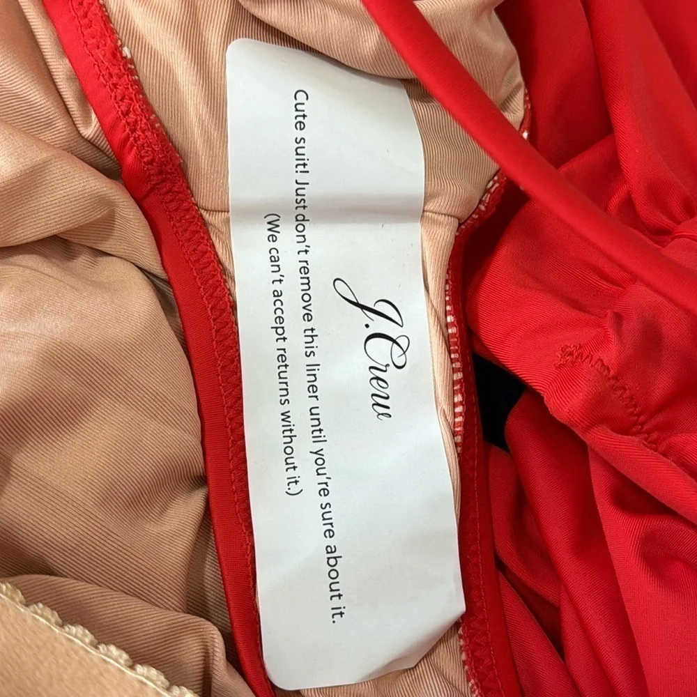 J. Crew Ruched Sweetheart One Piece Swimsuit Women's‎ Plus 24 Red New BF176